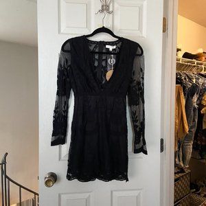 NWT women's black cocktail dress